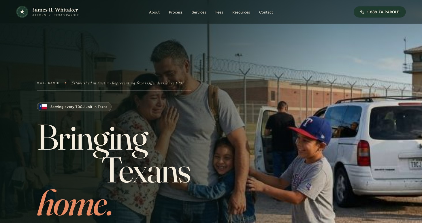 The Whitaker Law website